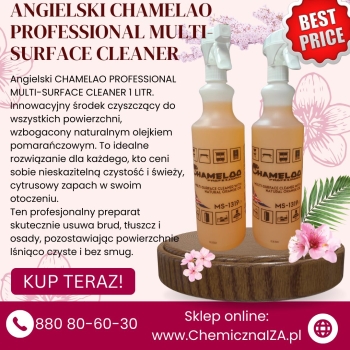 Angielski CHAMELAO PROFESSIONAL MULTI-SURFACE CLEANER 1 litr za 17,00 zeta