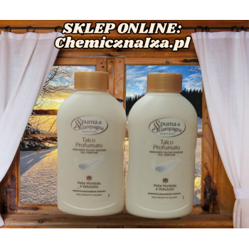 Włoski  perfumowany talk Spuma di Sciampagna 200 g za 13,00 zeta