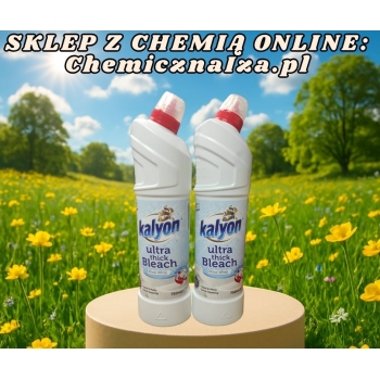 Turecki Żel Do WC Kalyon Ultra Thick Bleach Snow White 750 ml za 9,00 zeta.