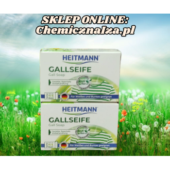 Niemiecki Heitmann Gallseife to naturalne mydło galasowe 100 g za 6,50 zeta