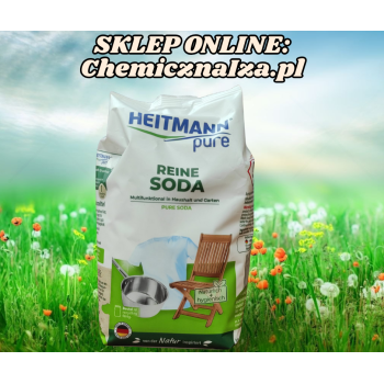 Niemiecki HEITMANN pure Reine Soda 500 g za  10,00 zeta.