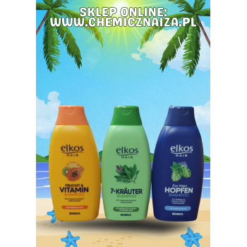 Niemieckie Szampony Elkos Hair 500 ml za 8,00 zeta