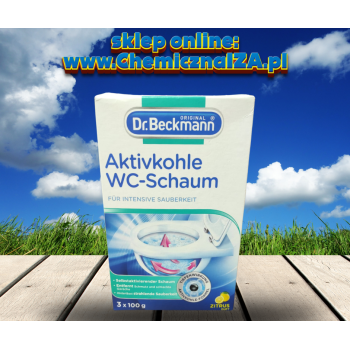 Niemiecki Dr. Beckmann Aktywny Węgiel Pianka do WC 3 sztuki za 20,00 zeta