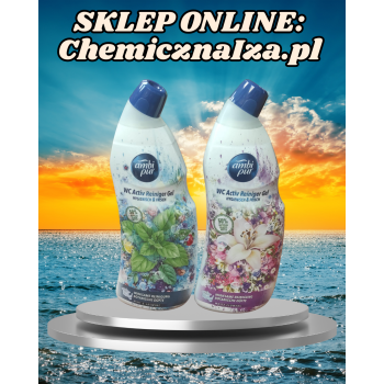 Hiszpański Ambi Pur WC Active Gel - Twój sprzymierzeniec w walce o higieniczną i świeżą toaletę 750 ml za 11,00 zeta.